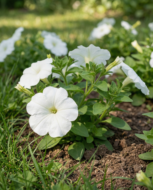 Snowball (Petunia hybrida) – semillas anuales de SeedsChoice