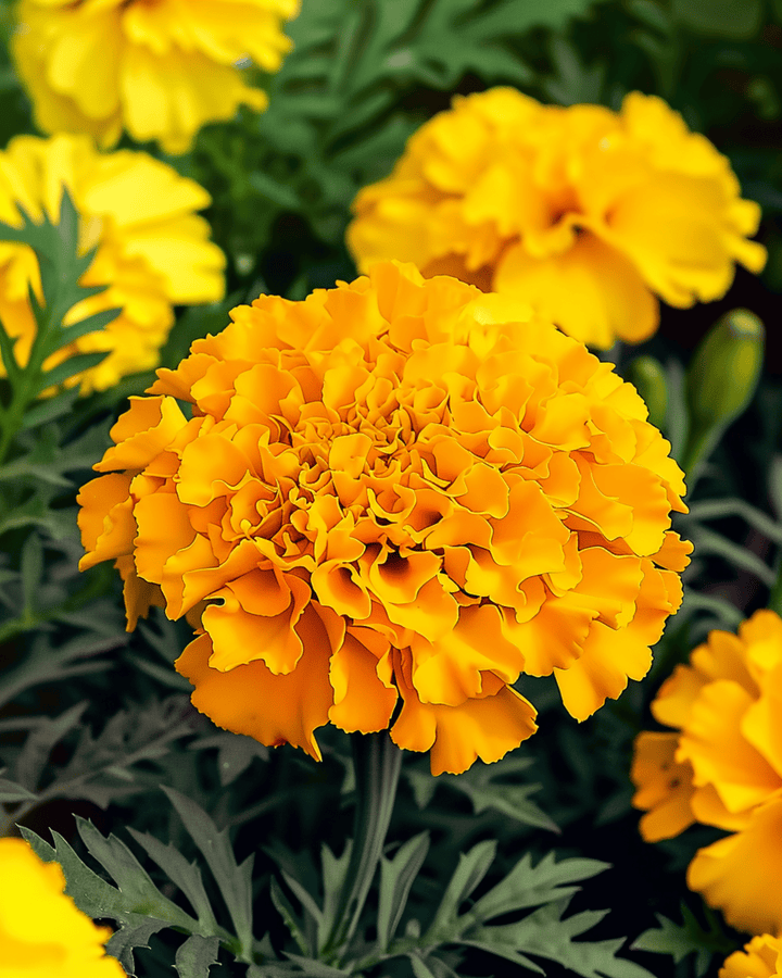 Sementes de cravo-de-defunto Maximix Mix 25 Cm (Tagetes erecta) – flor anual