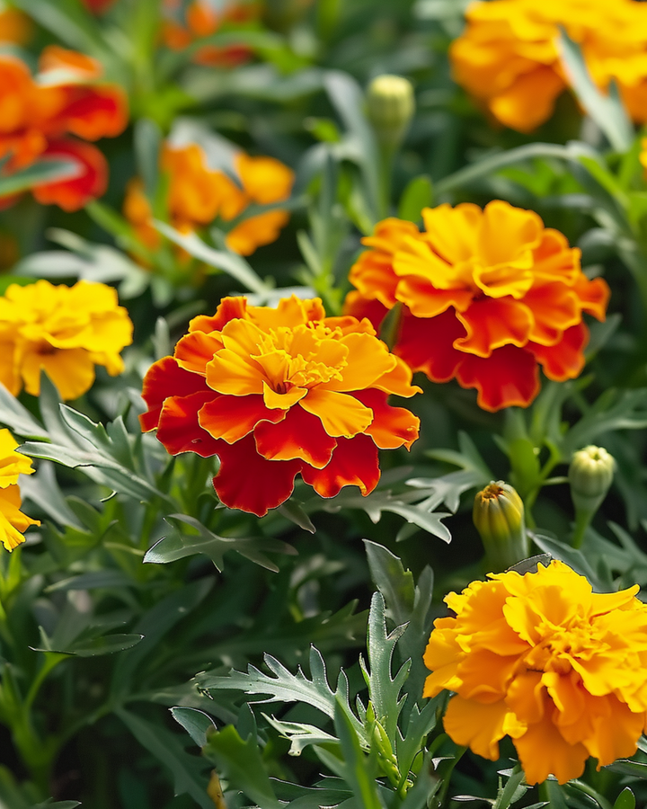 Semillas de tagetes Harmony Petite (Tagetes patula) – flor anual