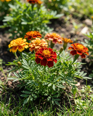 Tagetes Bonita Mix (Tagetes patula) – semillas de flor anual de SeedsChoice
