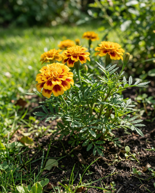 Tagetes Naughty Marietta (Tagetes patula) – semillas de flor anual de SeedsChoice