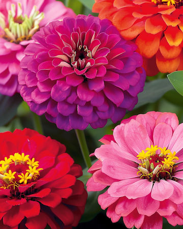 Semillas Dahlia Flowered (Zinnia elegans) – flor anual