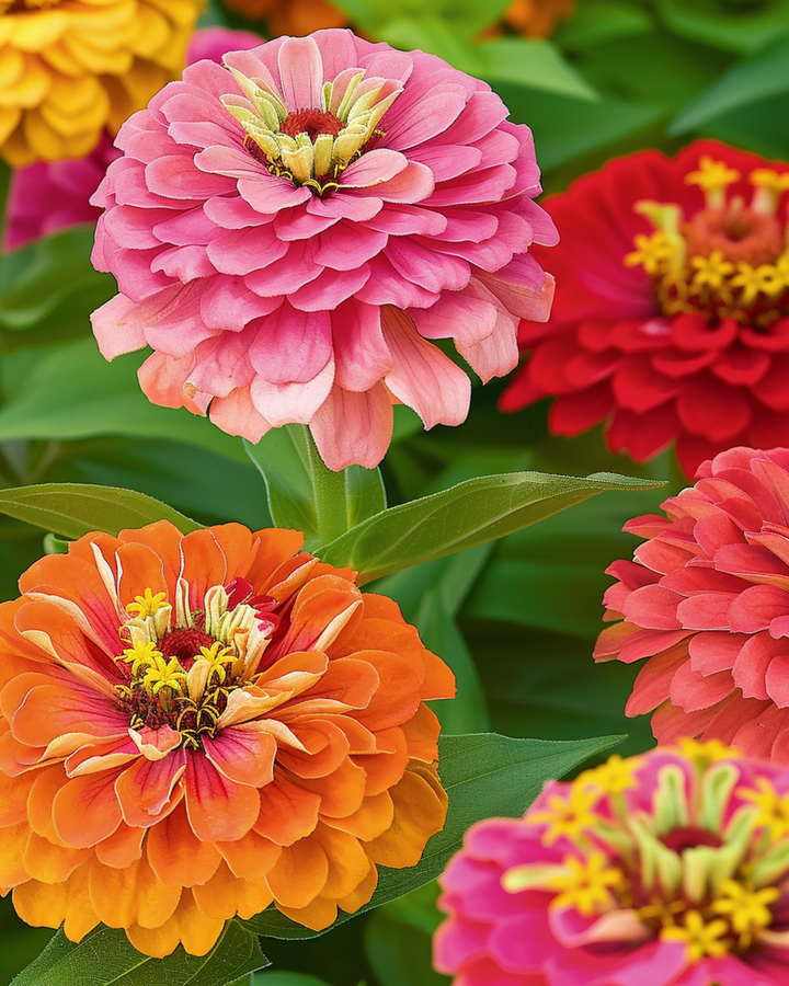 Sementes Giants Of California Mixed Colors (Zinnia elegans) – mistura anual