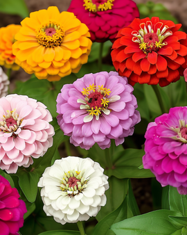Semillas de zinnia Lilliput Zinnia Elegans anual colores mixtos