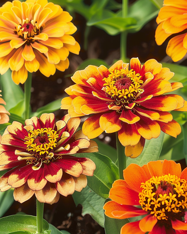 Sementes Persian Carpet (Zinnia haageana) – anuais