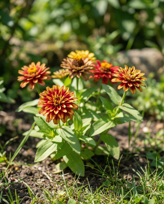Persian Carpet (Zinnia haageana) – sementes anuais da SeedsChoice