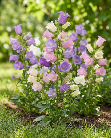 Campanillas de Canterbury (Campanula medium) – semillas de mezcla bienal de SeedsChoice