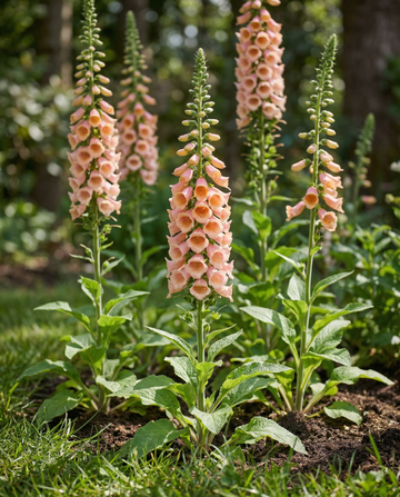 Apricot Beauty (Digitalis purpurea) – sementes de flor bienal da SeedsChoice