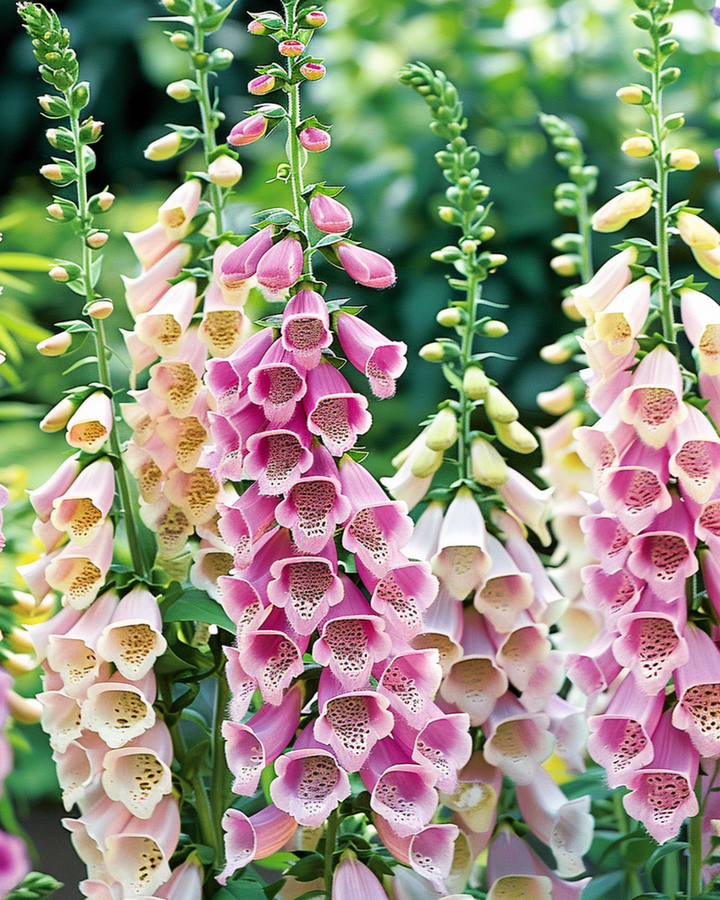 Sementes de cores mistas 140 cm horti tops (Digitalis purpurea) – flor bienal