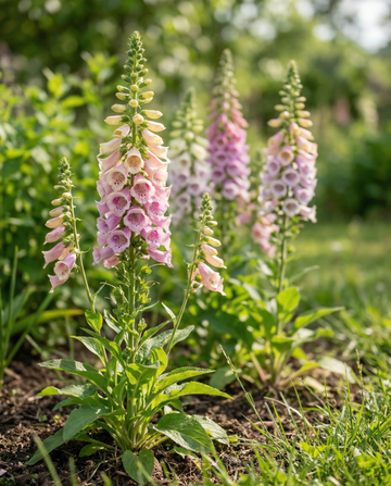 Cores mistas 140 cm horti tops (Digitalis purpurea) – sementes de flor bienal da SeedsChoice