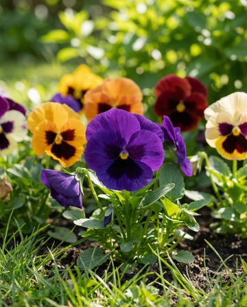 Amor-perfeito Swiss Giants Mixed (Viola wittrockiana) – sementes de flor bienal da SeedsChoice
