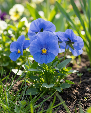 Pensamiento Celestial (Viola wittrockiana) – semillas de flor bienal de SeedsChoice