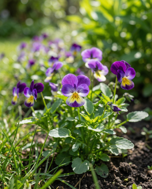 Sementes de Johnny Jump Up (Viola cornuta) – flor bienal da SeedsChoice