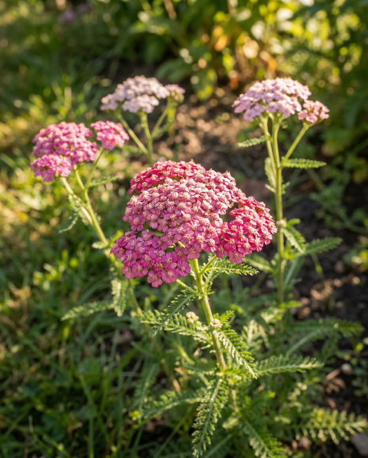 Milefólio Cerise Queen (Achillea millefolium) – sementes perenes da SeedsChoice
