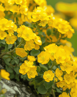 Sementes de alísso Aurinia Saxatilis perene Golddust