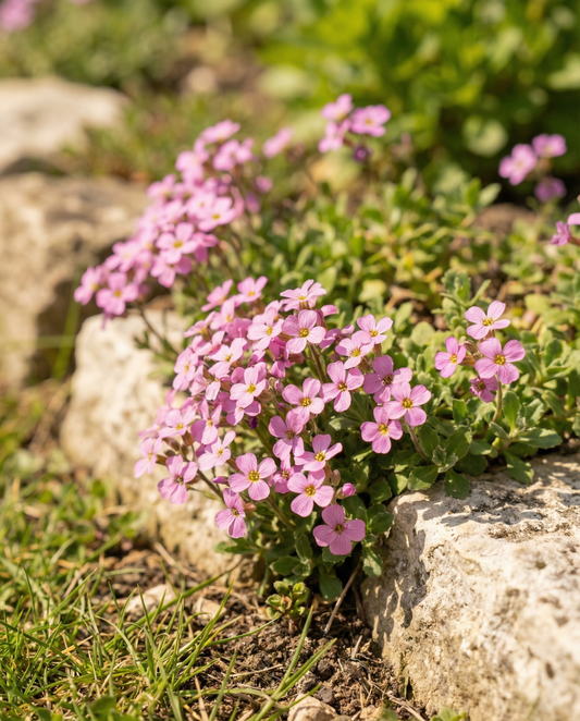 Aubrietia Whitewell Gem (Aubrieta hybrida) – semillas perennes de SeedsChoice