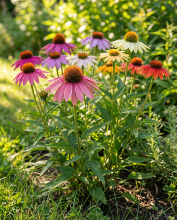 Sementes de coneflower Paradiso Mix (Echinacea purpurea) – sementes de flor perene da SeedsChoice