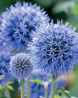 Sementes de cardo-globo Echinops ritro perene globo azul favorável aos polinizadores