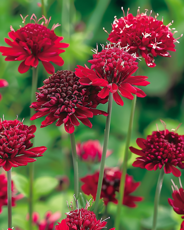 Semillas de escabiosa macedónica Red Knight (Knautia macedonica) – perenne