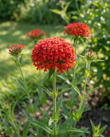 Semillas de Scarlet Blooms (Lychnis chalcedonica) – semillas de flor perenne de SeedsChoice