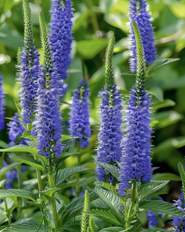 Sementes de verónica Veronica spicata flor perene azul