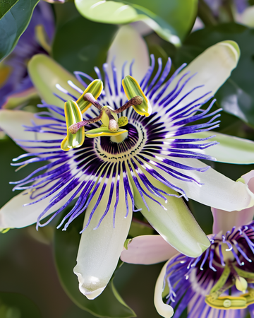Sementes de passiflora (Passiflora caerulea) – flor perene