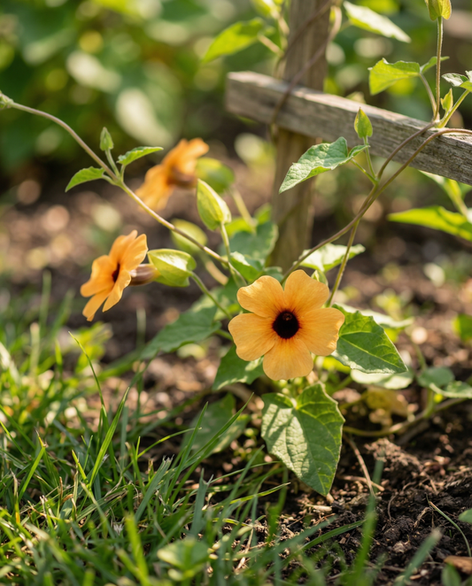 Ojo de poeta trepador (Thunbergia alata) – semillas de trepadora perenne de SeedsChoice