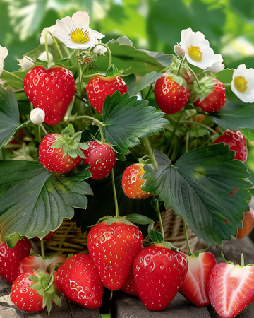 Semillas de fresa Rainbow Treasure F1 (Fragaria ananassa) – perenne
