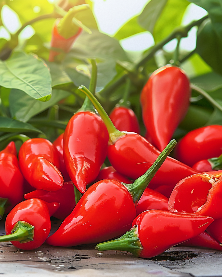 Sementes de pimento Biquinho (Capsicum chinense) – hortaliça anual