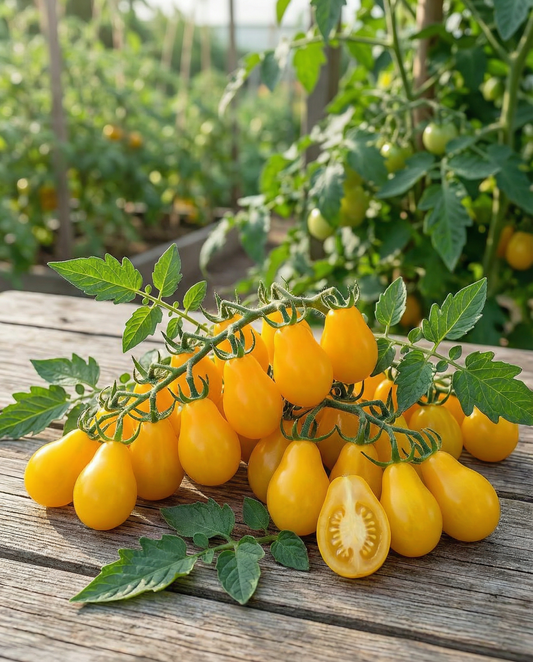 Tomate cherry pera amarillo (Solanum lycopersicum) – semillas de hortaliza anual de SeedsChoice