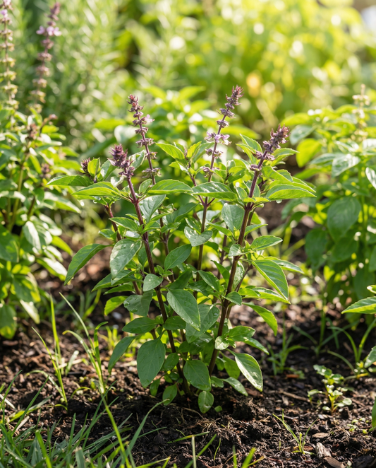 Manjericão-canela (Ocimum basilicum) – sementes de erva aromática anual da SeedsChoice