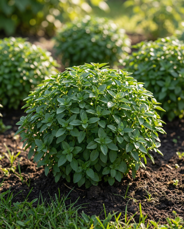 Albahaca de maceta Bascuro Dark Green (Ocimum basilicum) – semillas de hierba anual de SeedsChoice
