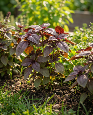 Semillas de albahaca Sweet Basil Red Lizzy (Ocimum basilicum) – hierba anual de SeedsChoice