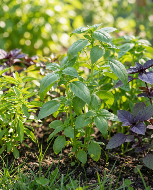 Manjericão Mixed Mix (Ocimum basilicum) – sementes anuais de erva aromática da SeedsChoice