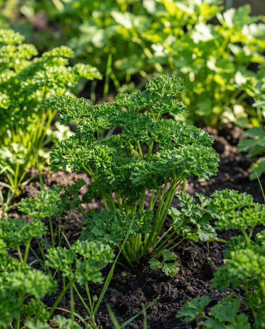 Salsa frisada (Petroselinum crispum) – sementes bienais da SeedsChoice