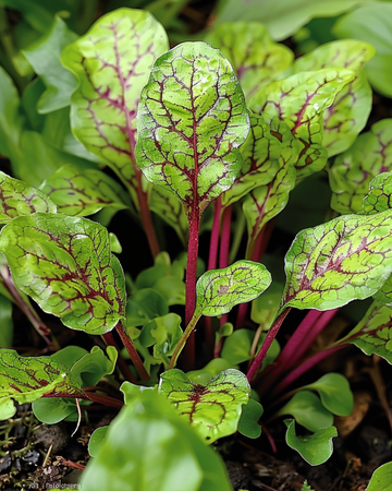 Sementes de azeda-de-veias-vermelhas (Rumex sanguineus) – erva perene