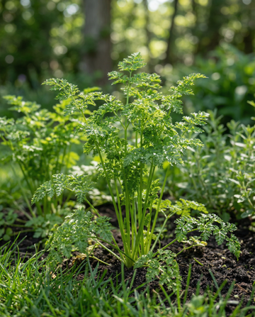 Cerefólio Fine Curled (Anthriscus cerefolium) – sementes anuais da SeedsChoice