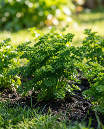 Perejil rizado Moss Curled (Petroselinum crispum) – semillas bienales de SeedsChoice