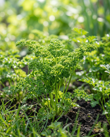 Salsa frisada Bravour (Petroselinum crispum) – sementes de erva aromática anual da SeedsChoice