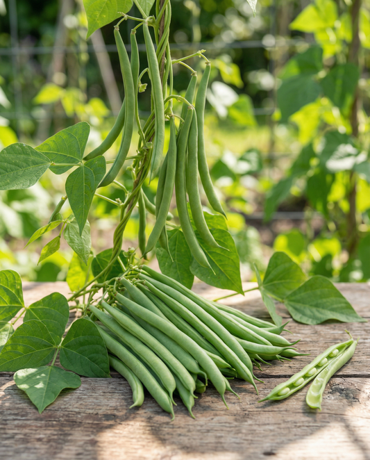 Judías verdes de enrame Overvloed 25g (Phaseolus vulgaris) – semillas de verdura anual de SeedsChoice