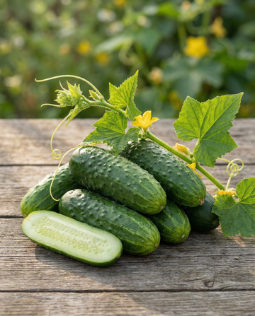 Pepinilho National Parisian Pickling (Cucumis sativus) – sementes de hortícola anual da SeedsChoice