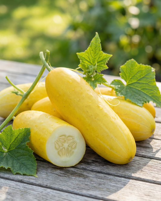 Pepino Gele Tros Heirloom (Cucumis sativus) – sementes de hortícola anual da SeedsChoice