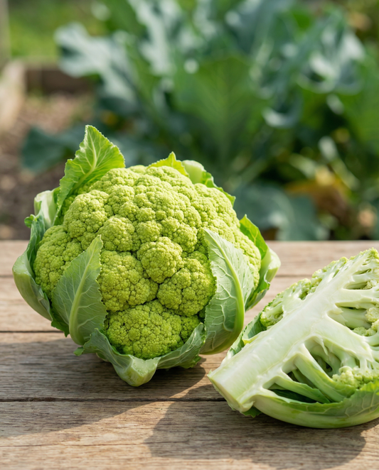 Couve-flor verde White Gold F1 (Brassica oleracea) – sementes de hortícola anual da SeedsChoice