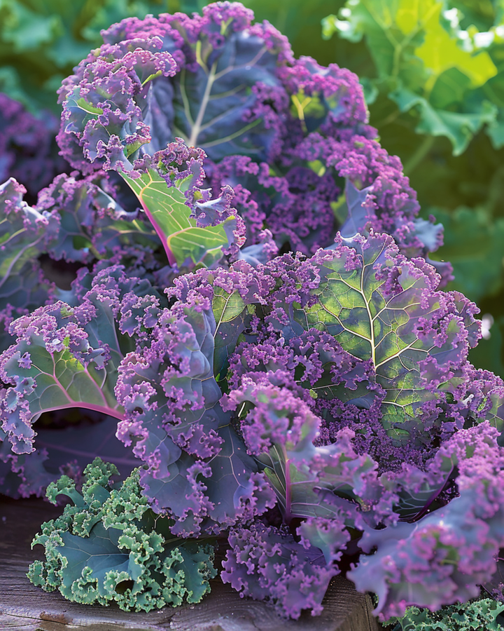 Semillas de kale rizado Scarlet Purple (Brassica oleracea) – verdura anual
