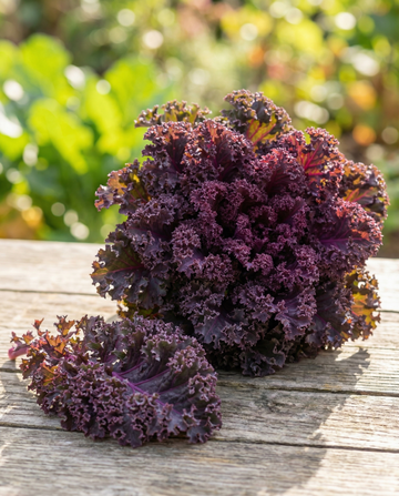 Couve frisada Scarlet Purple (Brassica oleracea) – sementes de vegetal anual da SeedsChoice