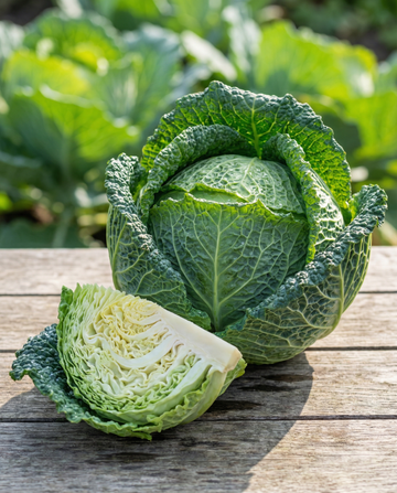 Couve-lombarda Winterking 2 de inverno (Brassica oleracea) – sementes de hortaliça anual da SeedsChoice