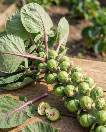 Couve-de-bruxelas Roodnerf (Brassica oleracea) – sementes anuais da SeedsChoice