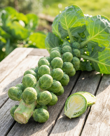 Semillas de coles de Bruselas Groninger Winter Harvest (Brassica oleracea) – variedad anual de SeedsChoice
