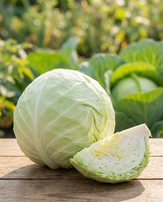 Couve branca Langedijker Bewaar (Brassica oleracea) – sementes de legume anual da SeedsChoice