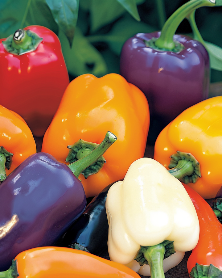Sementes de Pimento 5 Colour Mix (Capsicum annuum) – hortaliça anual